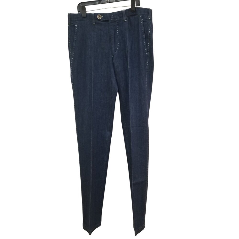 Cesare Attolini Blue Jeans Size 32 New With Tags.